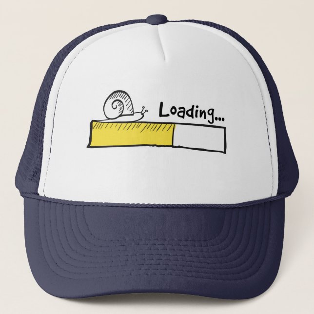 loading trucker hat (Front)