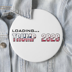 Loading Trump 2020 USA Election Typography 6 Cm Round Badge