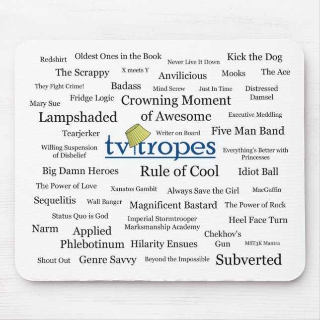 Loads and Loads of Tropes Mousepad (Front)