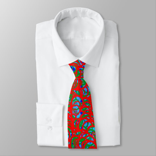 Loads of Circles II - Multi-colours VI Tie (Tied)