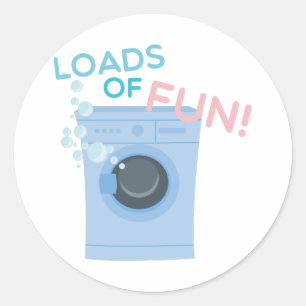 Loads of Fun Classic Round Sticker