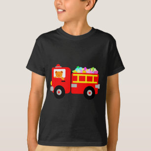 Loads Of Love Firetruck Valentine Day - Firefighte T-Shirt