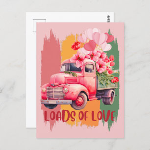 Loads Of Love Postcard
