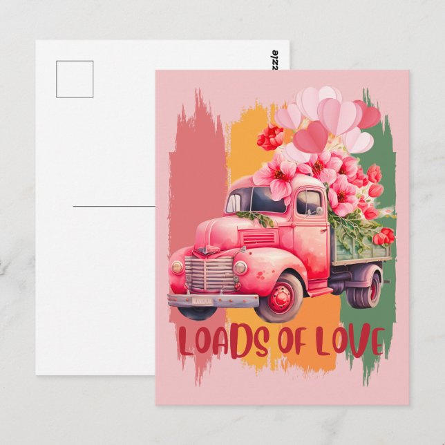 Loads Of Love Postcard (Front/Back)