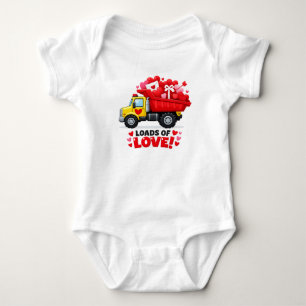 Loads of Love Truck Baby Bodysuit