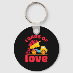 Loads Of Love Truck Hearts Valentines Day Kids Tod Key Ring