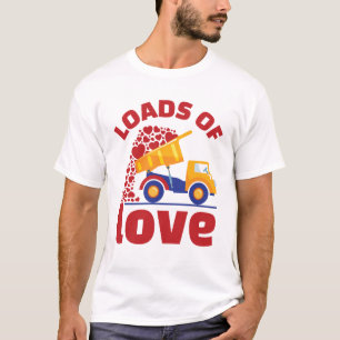 Loads of Love Truck Valentine's Day Boy Kids T-Shirt