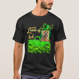 Loads Of Luck Truck Cairn Terrier St Patrick S Day T-Shirt