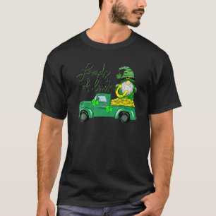 Loads Of Luck Truck Gnome St Patrick's Day Shamroc T-Shirt