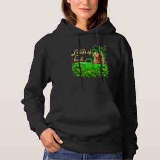 Loads Of Luck Truck Goldendoodle St Patrick S Day Hoodie