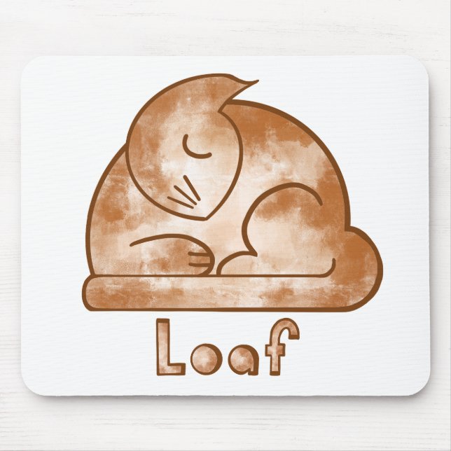 Loaf Cat Mouse Mat (Front)