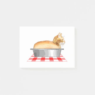 Loaf of Cat Pan Post-it Notes