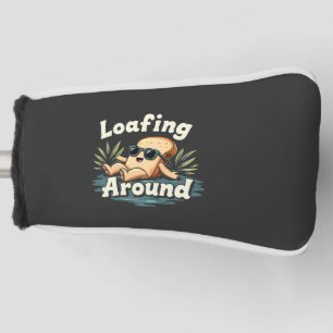 Loafing Around Relaxing Bread Food Lover Golf Head Cover