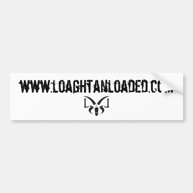 Loaghtan Loaded Club Bumper Sticker (Front)