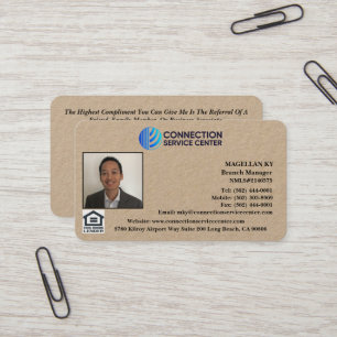 Loan Officer Business Card