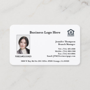 Loan Officer Business Card