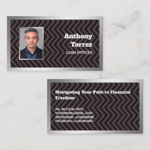 Loan Officer Custom Photo Business Card