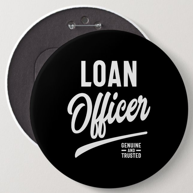 Loan Officer Job Title Gift 6 Cm Round Badge (Front & Back)