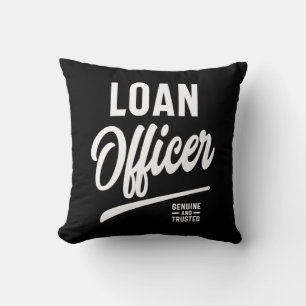 Loan Officer Job Title Gift Cushion