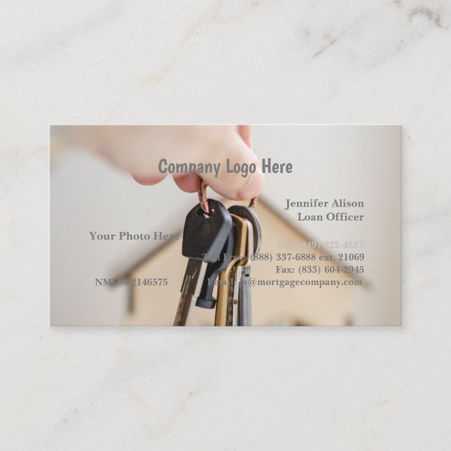 Loan Officer / Mortgage / Realtor Business Card (Front)