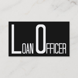 Loan Officer Word Business Card
