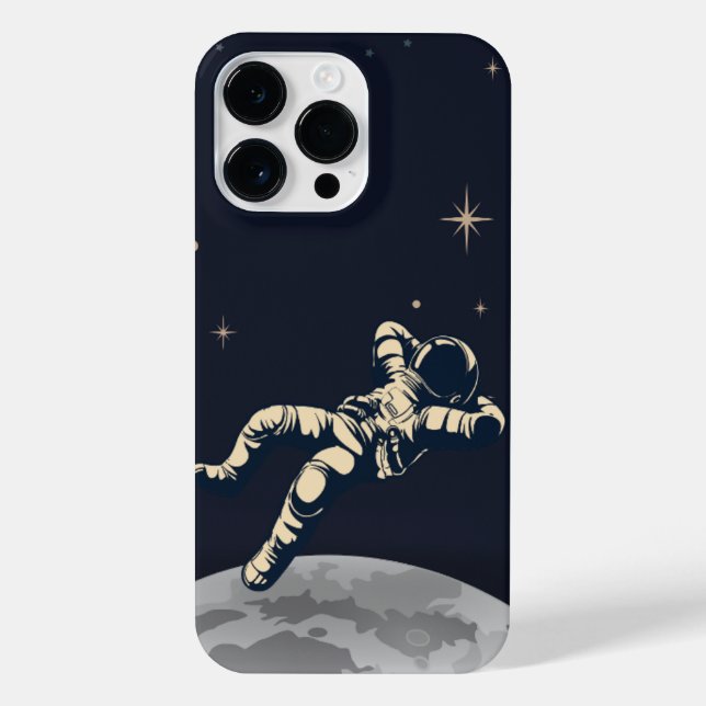 loating Astronaut iPhone 14 Pro Max Case – Space D (Back)