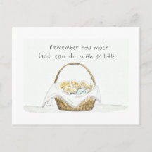 loaves and fish postcard