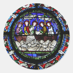 Loaves and Fishes Miracle Classic Round Sticker