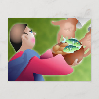Loaves and Fishes Postcard