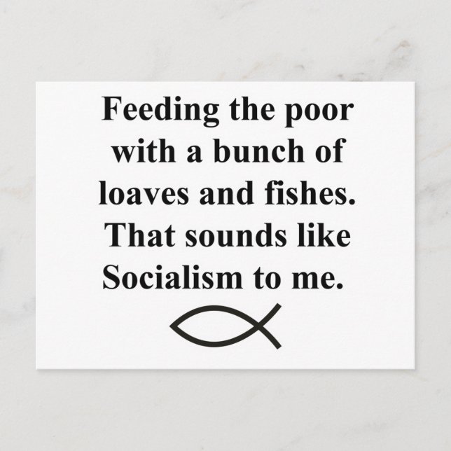 Loaves of Socialism Postcard (Front)