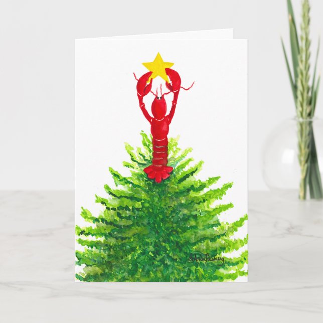 "LOB-STAR" Greeting Card (Front)