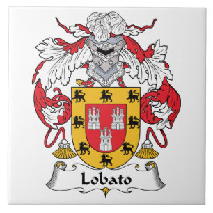 Lobato Family Crest Tile
