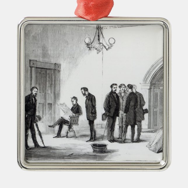 Lobby of the White House at Washington Metal Tree Decoration (Front)