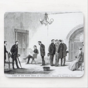 Lobby of the White House at Washington Mouse Mat