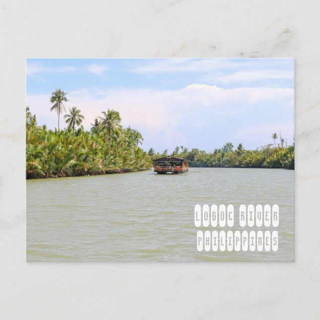 Loboc River in Bohol Postcard (Front)