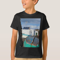 Lobos Island Fishing Cottages Vertical Sticker 