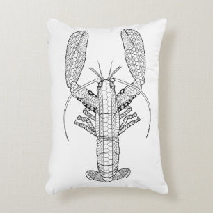 Lobster Adult Colouring Pillow