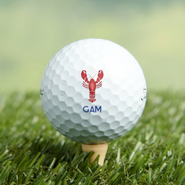 Lobster Bake Lobsterfest New England Wedding Favou Golf Balls (Insitu Tee)