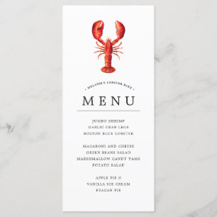 Lobster Bake   Red Tide Theme Menu