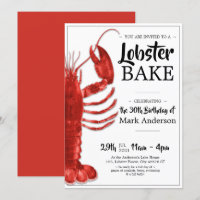 Lobster Bake Themed 30th Birthday Celebration