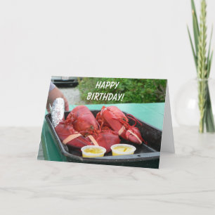 Lobster Birthday Card
