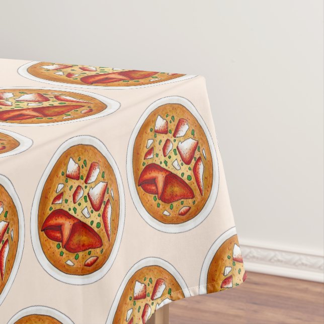 Lobster Bisque Soup Maine ME Food Festival Seafood Tablecloth (In Situ)