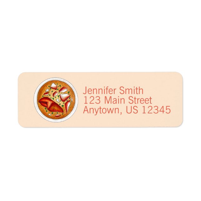 Lobster Bisque Soup Seafood Food Cooking Maine ME (Front)