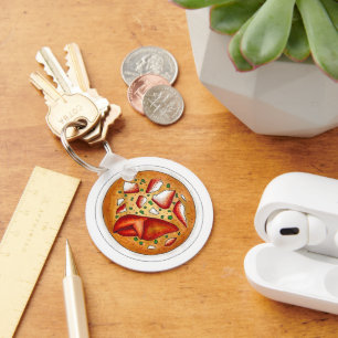 Lobster Bisque Soup Seafood Food Cooking Maine ME Key Ring