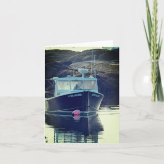 Lobster Boat Note Card