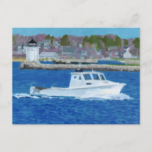 Lobster Boat Portland, Maine Postcard