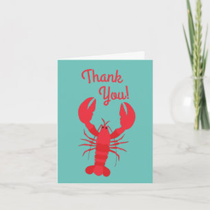 Lobster Boil Birthday Party Cute Kids Card