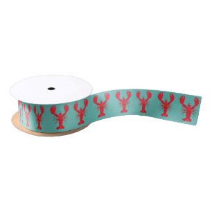Lobster Boil Birthday Party Cute Kids Satin Ribbon