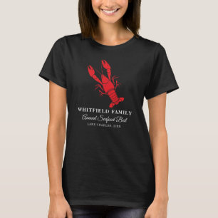 Lobster Boil Family Seafood Cookout Custom T-Shirt