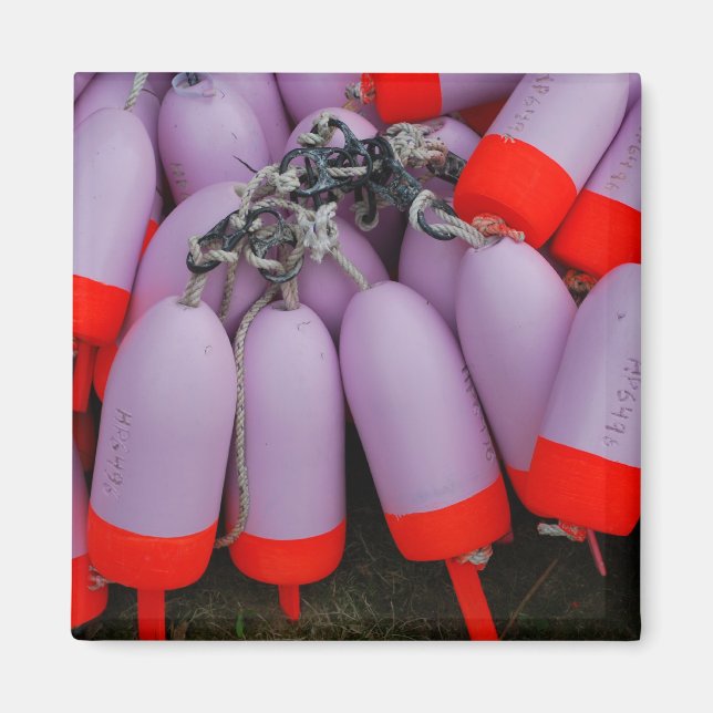 Lobster Buoy Refrigerator Magnet - 2 (Front)